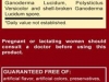 SINISCIZK 04 supplement fact SINISCIZK 04 supplement fact