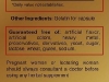 SINISCIZK 08 supplement fact SINISCIZK 08 supplement fact